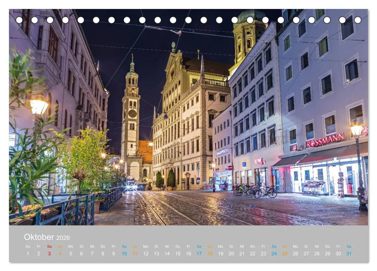 Bild: 9783457796429 | Augsburg - Stadt der Renaissance (Tischkalender 2026 DIN A5 quer),...