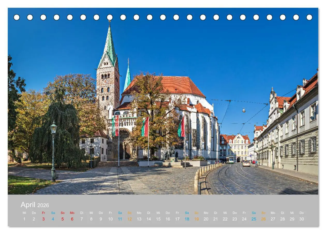 Bild: 9783457796429 | Augsburg - Stadt der Renaissance (Tischkalender 2026 DIN A5 quer),...