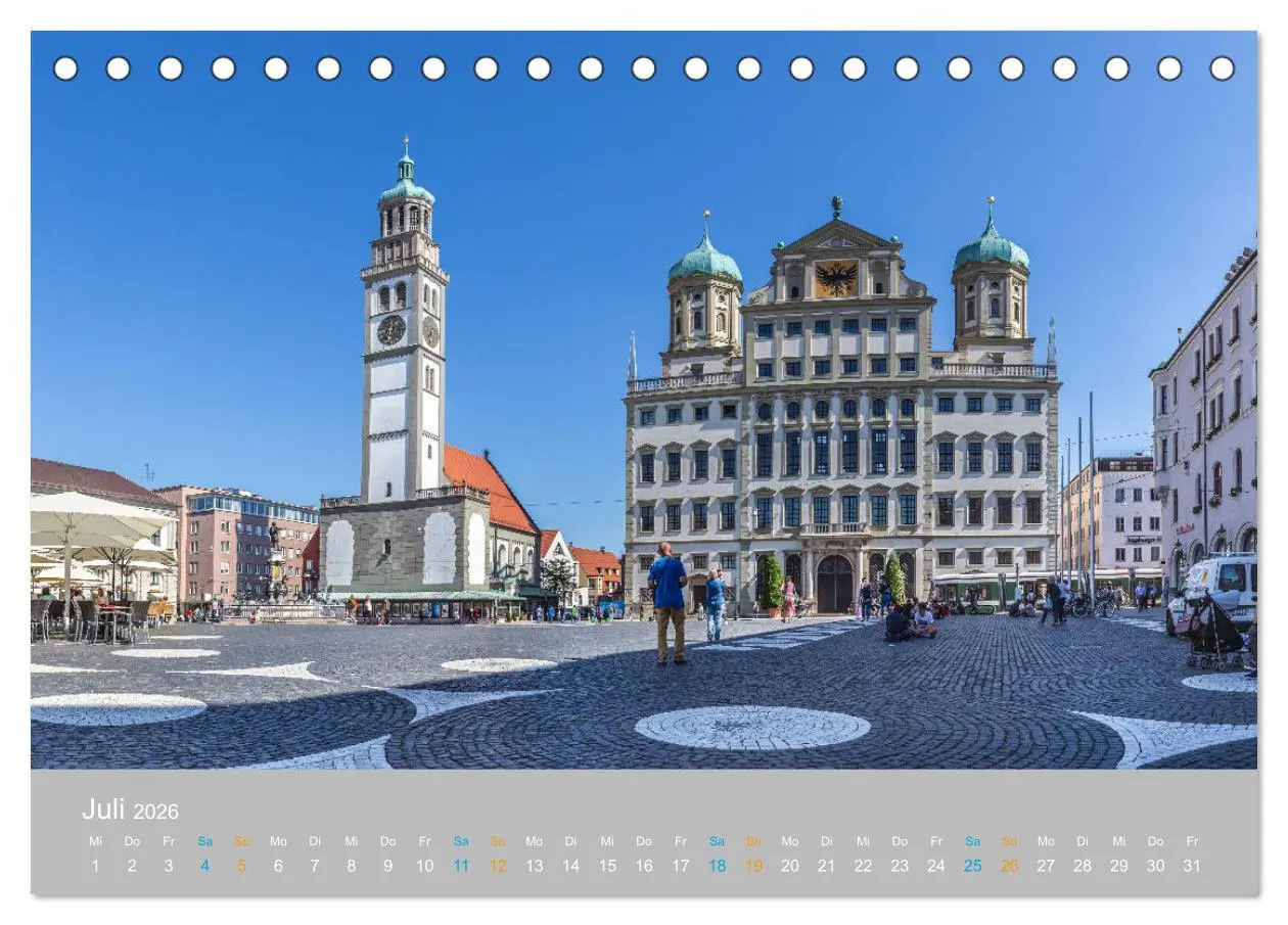 Bild: 9783457796429 | Augsburg - Stadt der Renaissance (Tischkalender 2026 DIN A5 quer),...
