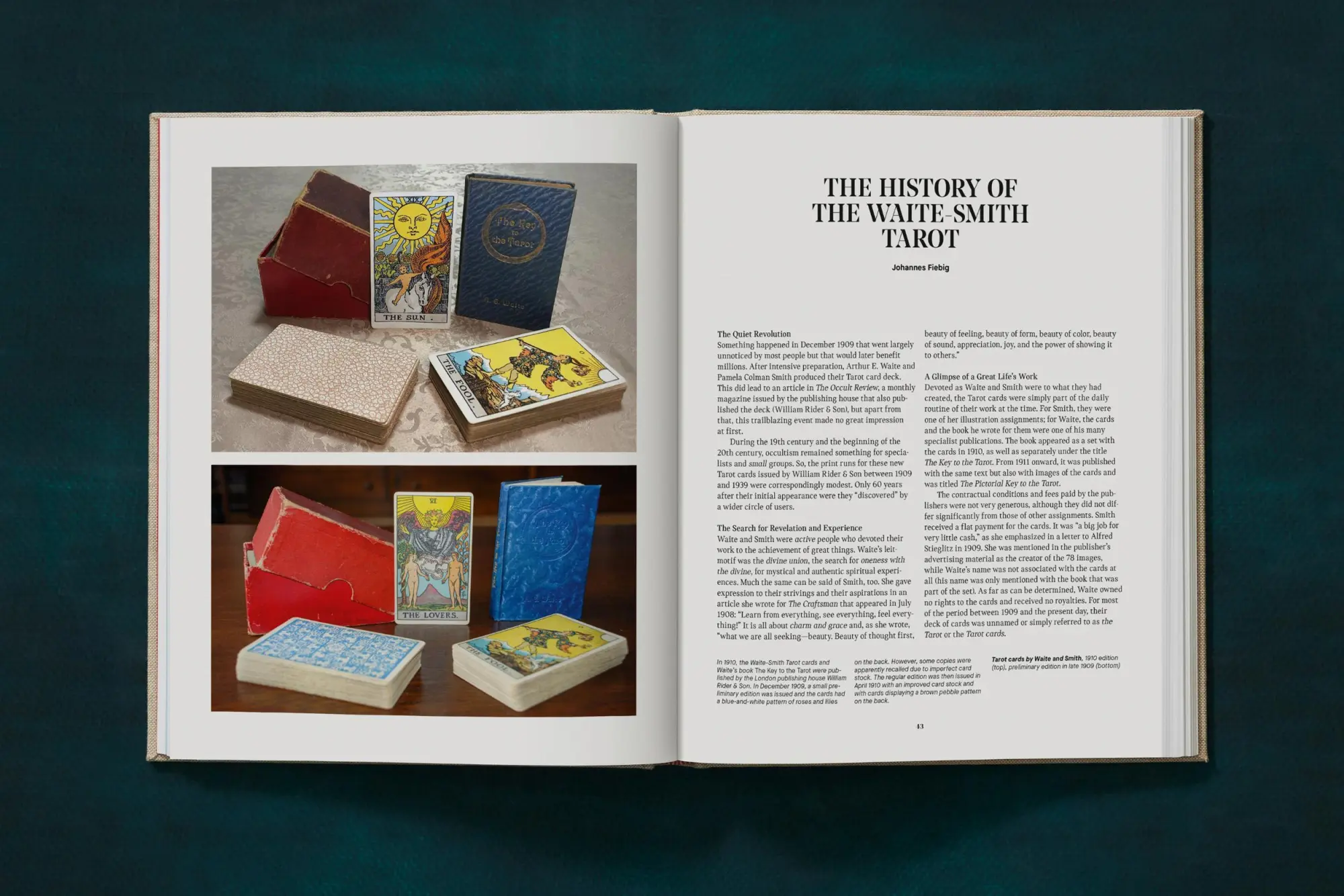 Bild: 9783836586429 | The Tarot of A. E. Waite and P. Colman Smith | Johannes Fiebig (u. a.)
