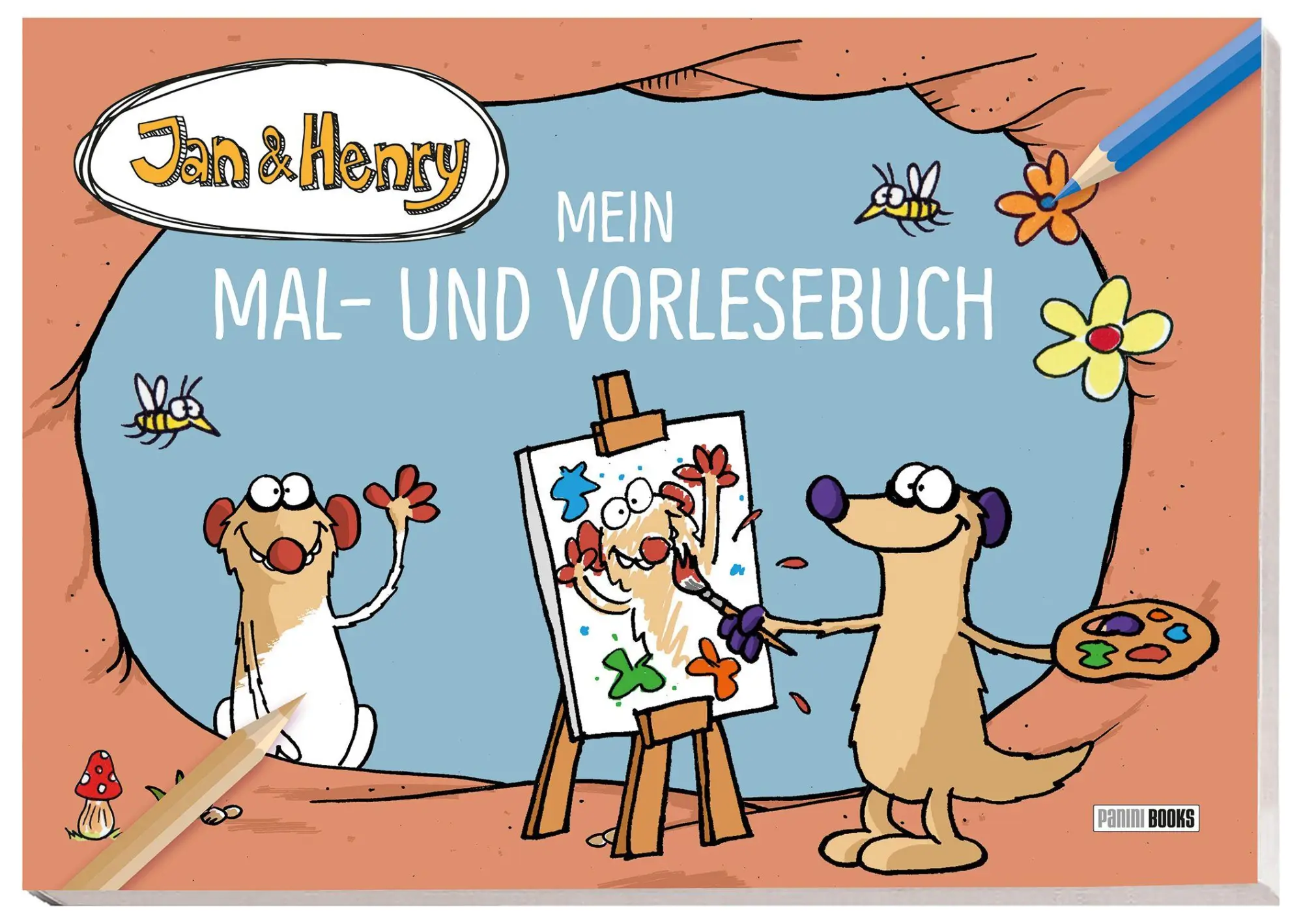 Cover: 9783934046429 | Jan &amp; Henry: Mein Mal- und Vorlesebuch | Malgeschichtenbuch | Reinl