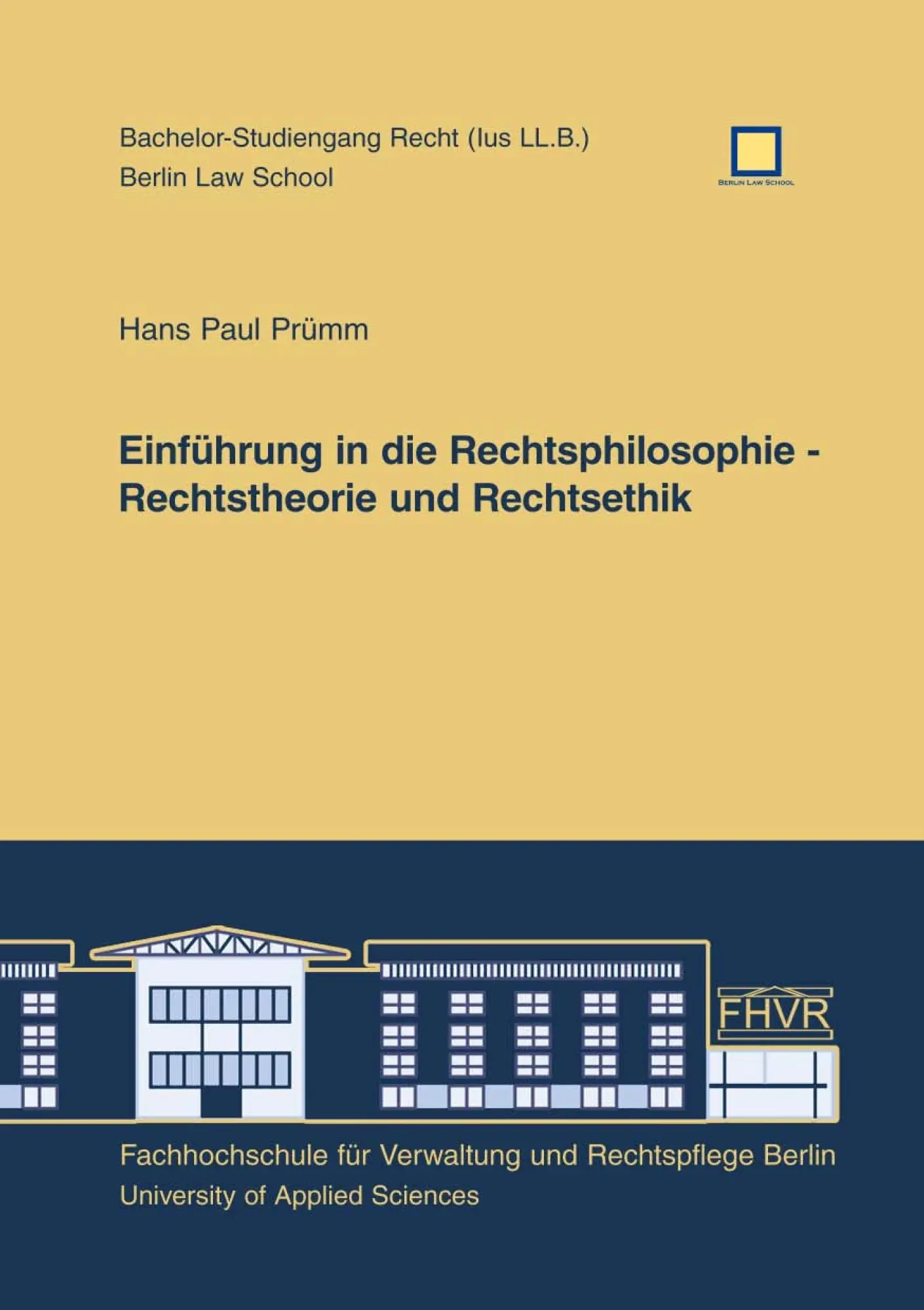Cover: 9783940056429 | Einführung in die Rechtsphilosophie - Rechtstheorie und Rechtsethik