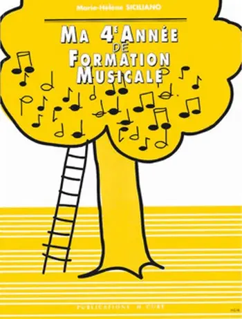 Cover: 9790230966429 | SICILIANO Marie-Hélène Ma 4ème année de formation musicale...