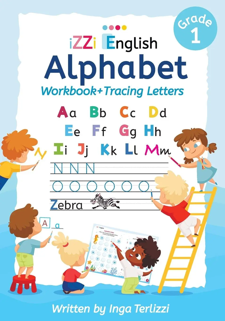 Cover: 9798998756429 | IZZi English Alphabet Workbook + Tracing Letters | Inga Terlizzi