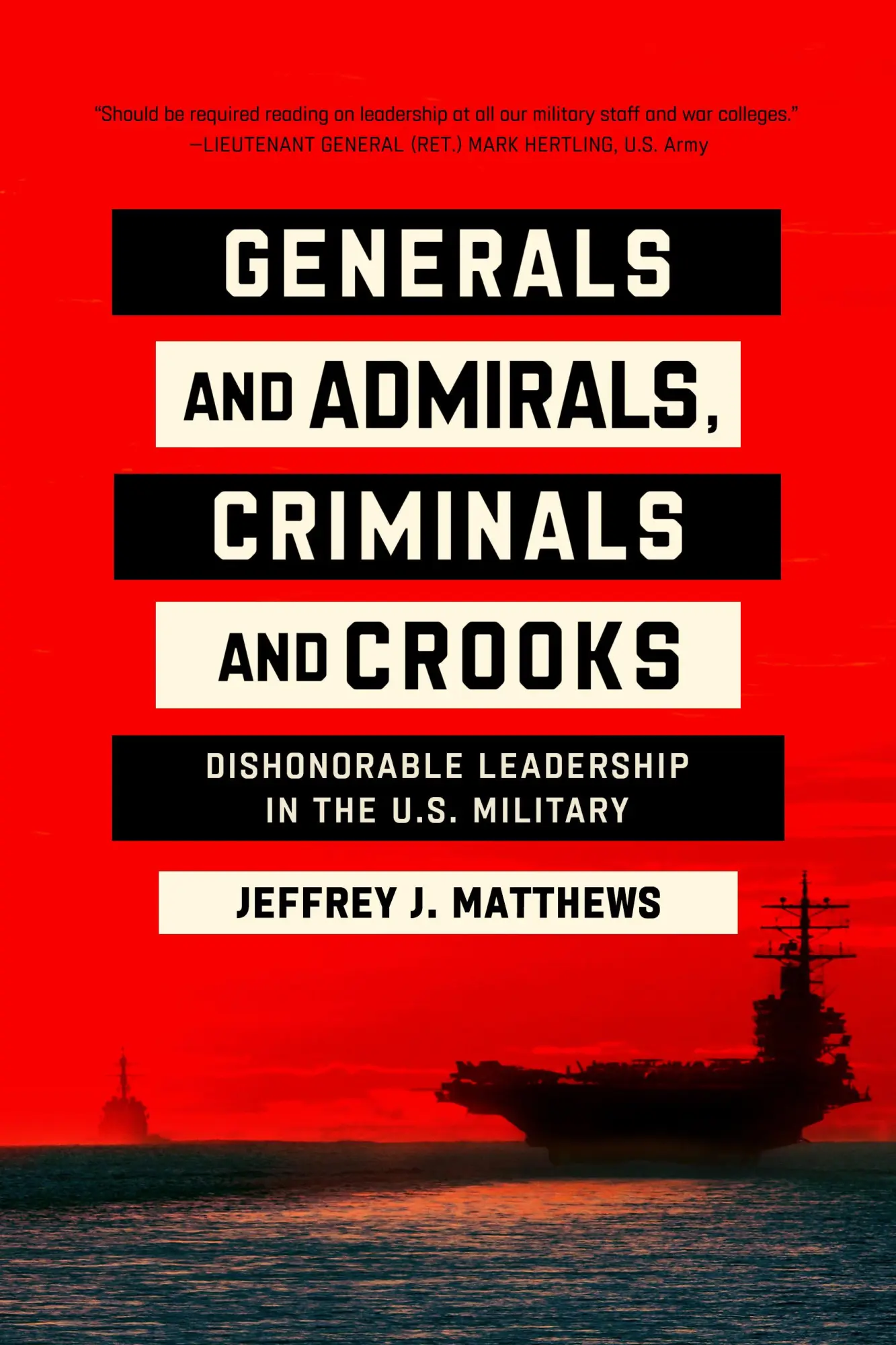 Cover: 9780268206529 | Generals and Admirals, Criminals and Crooks | Jeffrey J Matthews