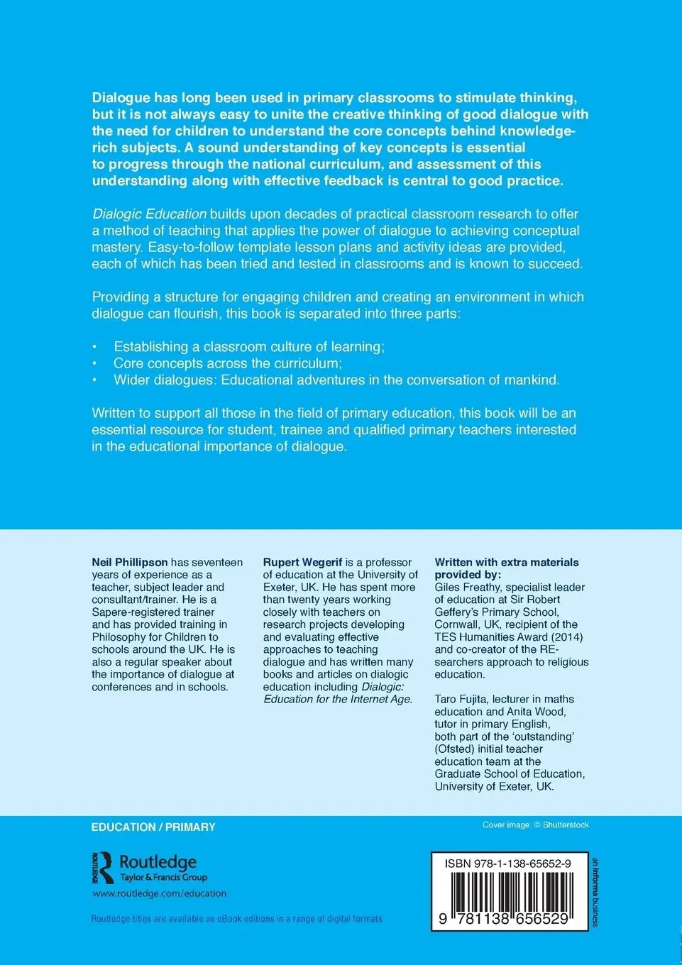 Rückseite: 9781138656529 | Dialogic Education | Mastering core concepts through thinking together