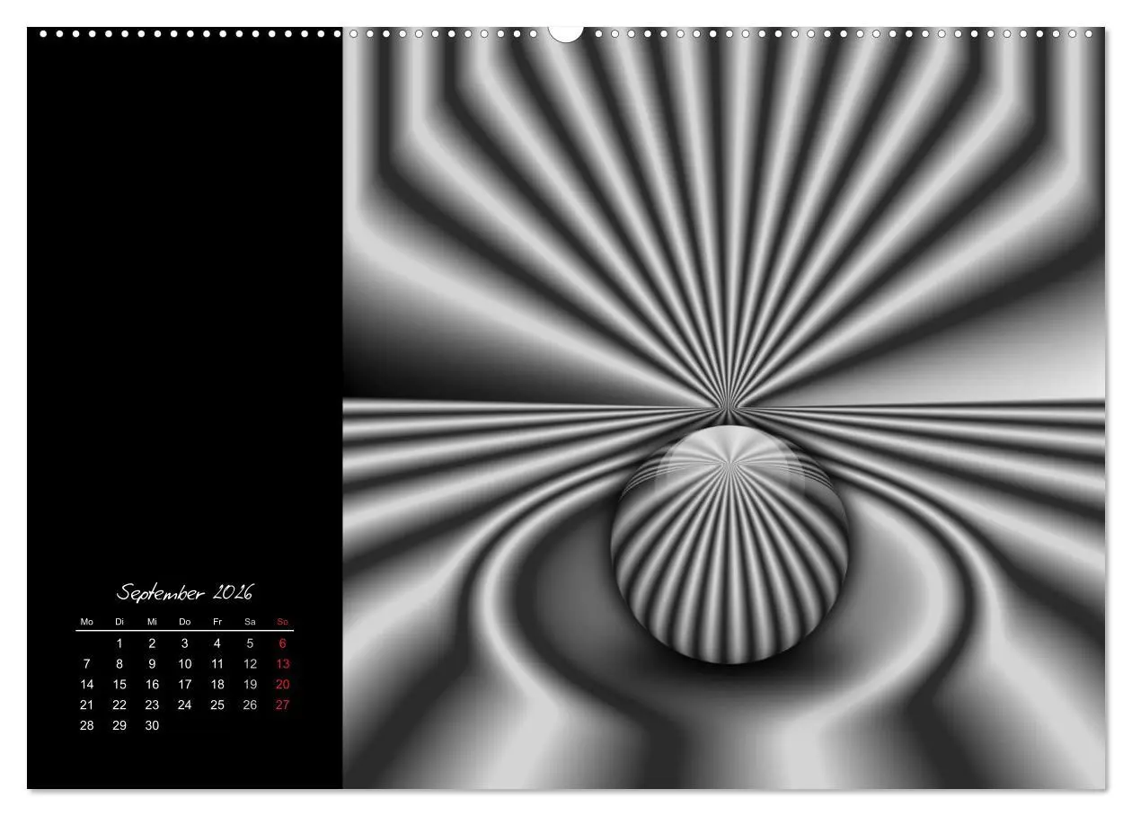 Bild: 9783516186529 | Optische Kunst im Quadrat (hochwertiger Premium Wandkalender 2026...
