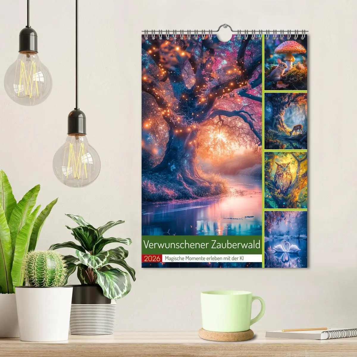 Bild: 9783516256529 | Verwunschener Zauberwald (Wandkalender 2026 DIN A4 hoch), CALVENDO...