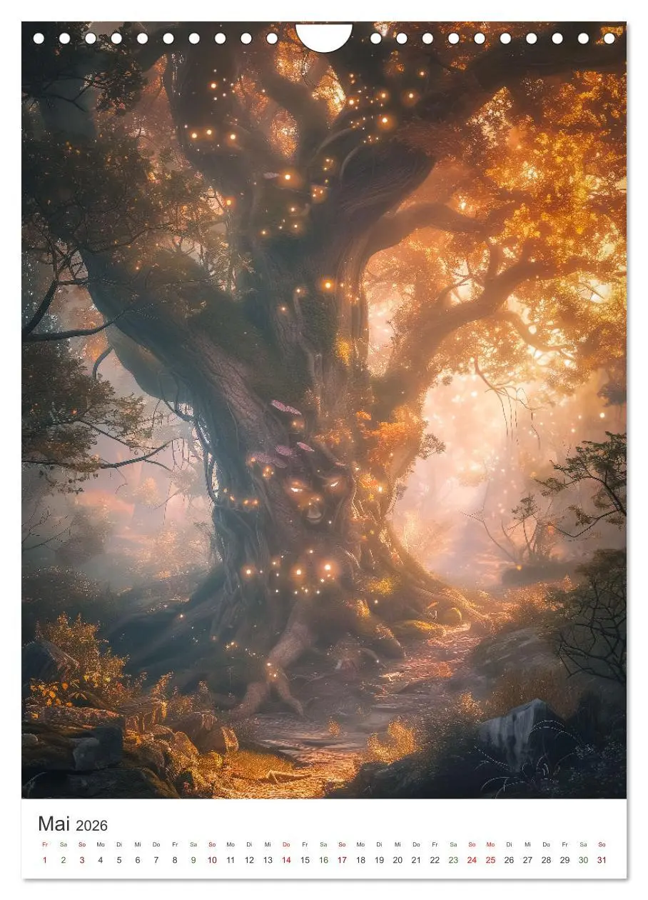 Bild: 9783516256529 | Verwunschener Zauberwald (Wandkalender 2026 DIN A4 hoch), CALVENDO...
