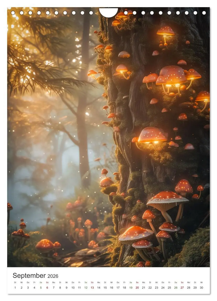 Bild: 9783516256529 | Verwunschener Zauberwald (Wandkalender 2026 DIN A4 hoch), CALVENDO...