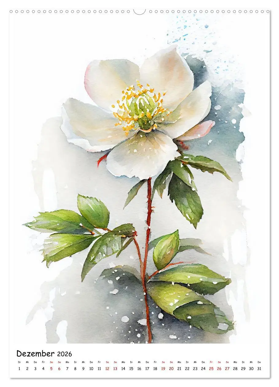 Bild: 9783516326529 | Aquarellmalerei - Blumen und Tiere im Garten (hochwertiger Premium...