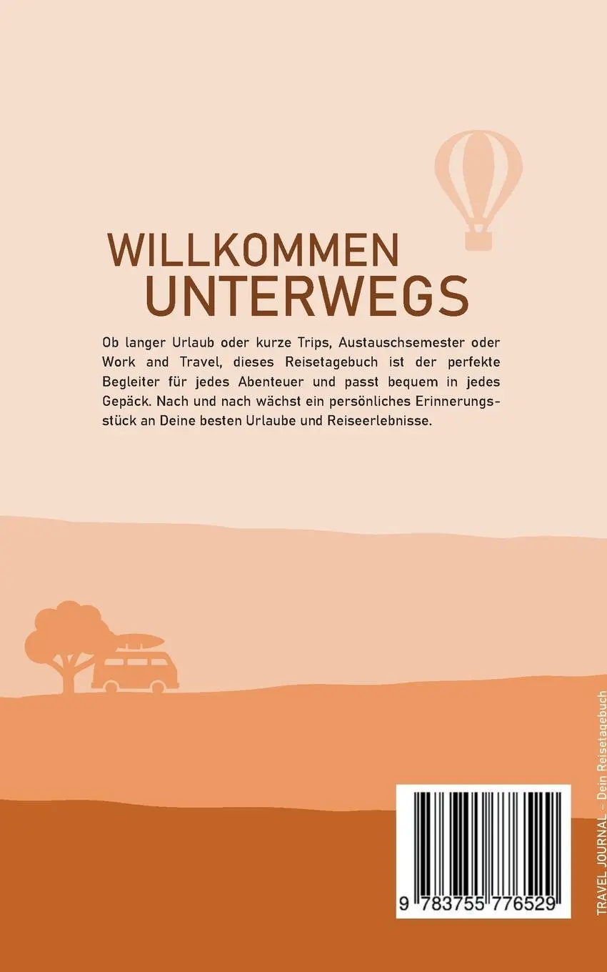 Rückseite: 9783755776529 | Travel Journal mit Karten | Fabian Zaugg | Taschenbuch | 82 S. | 2022