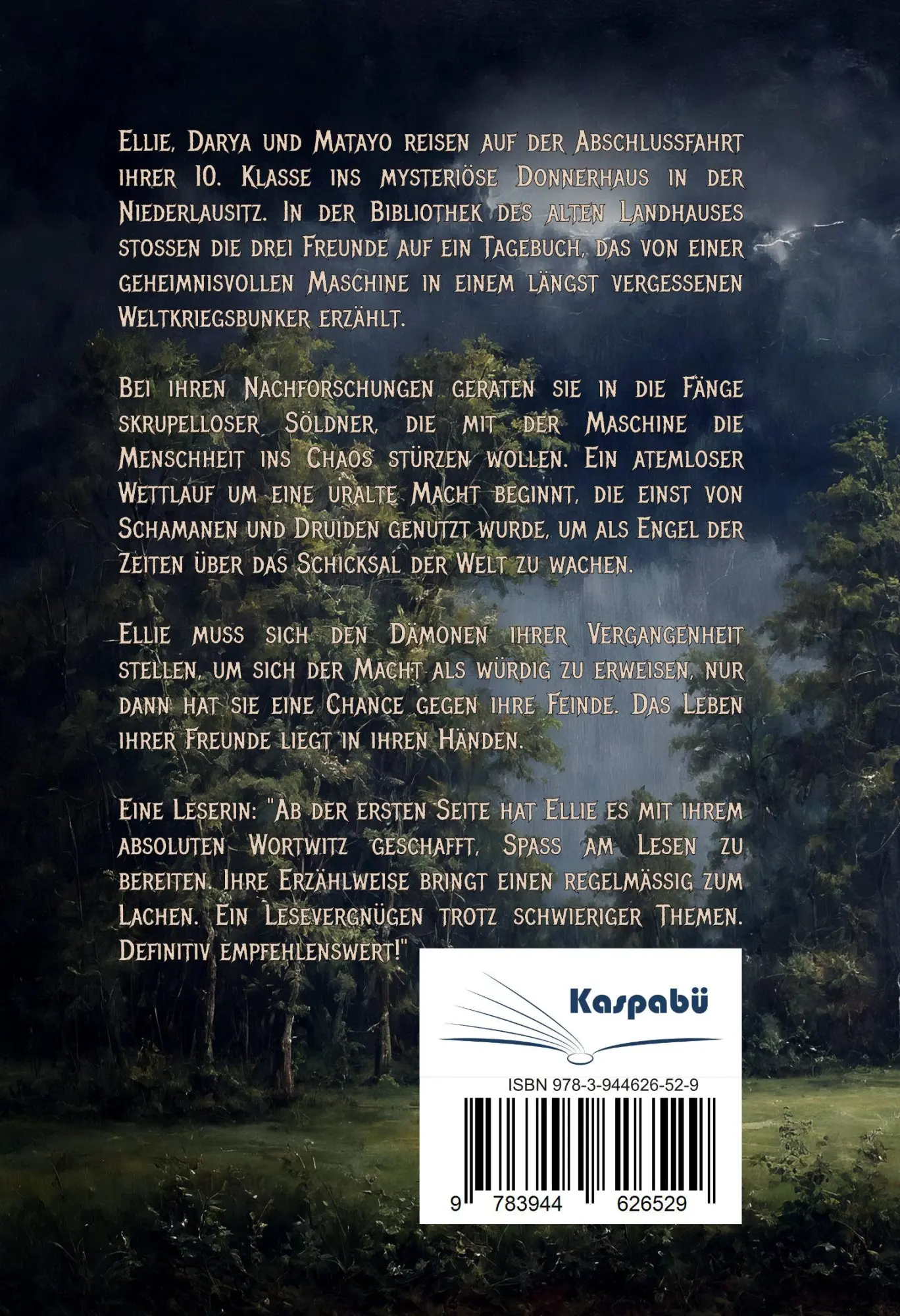 Rückseite: 9783944626529 | Engel der Zeiten - Das Geheimnis des Donnerhauses - Spannendes...