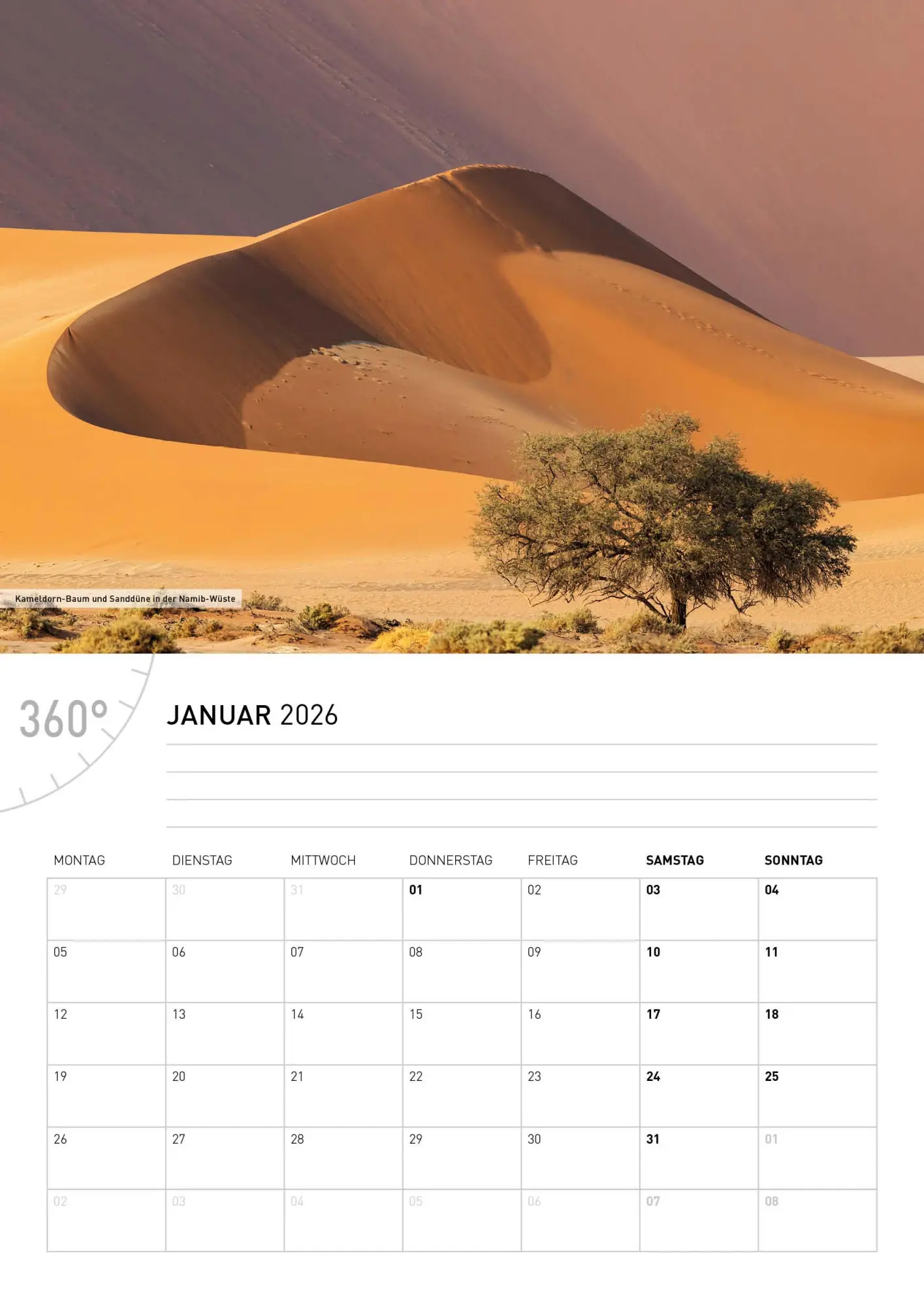 Bild: 9783968556529 | Namibia Broschürenkalender 2026 | Thomas Dreßler | Kalender | 28 S.