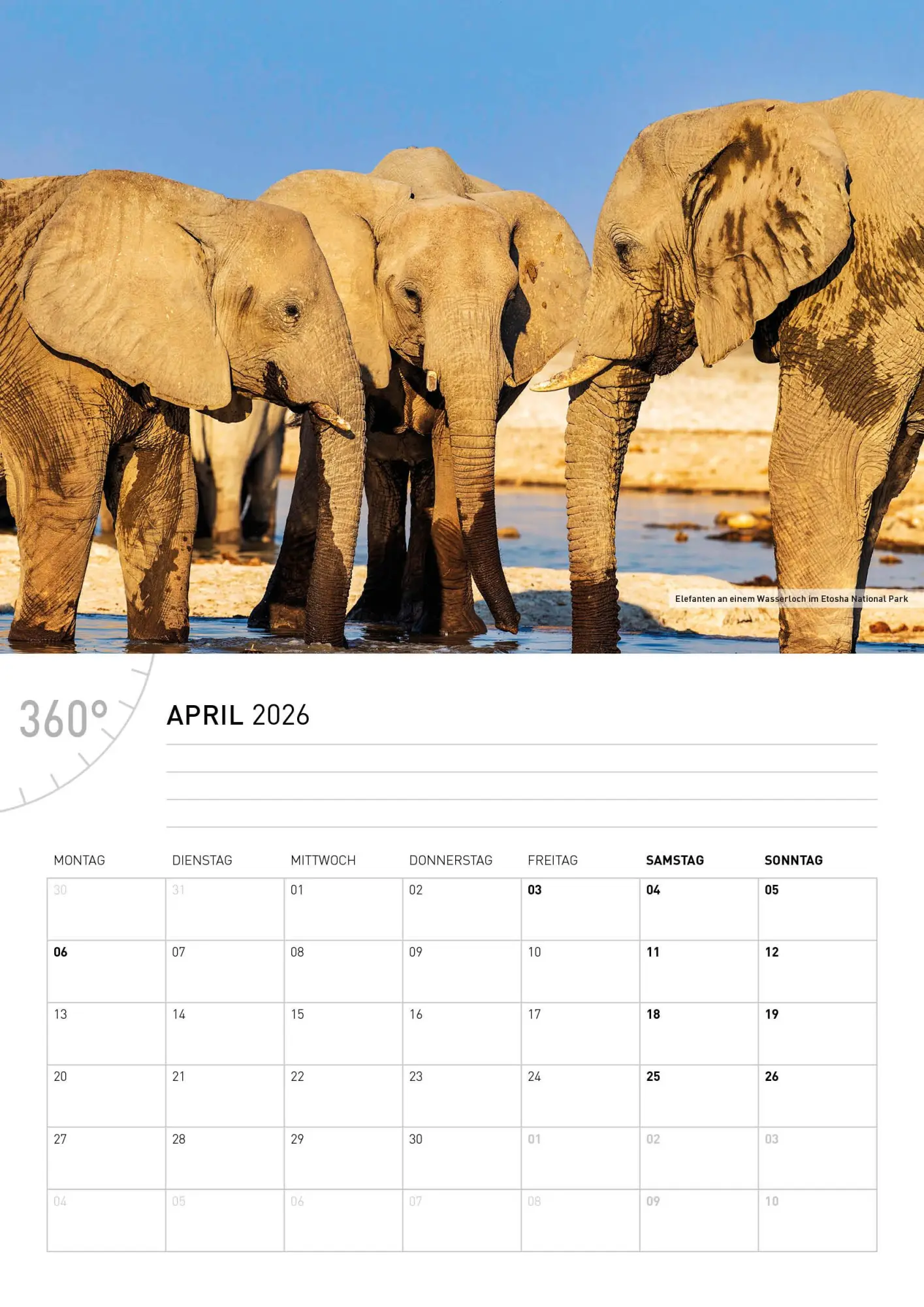 Bild: 9783968556529 | Namibia Broschürenkalender 2026 | Thomas Dreßler | Kalender | 28 S.