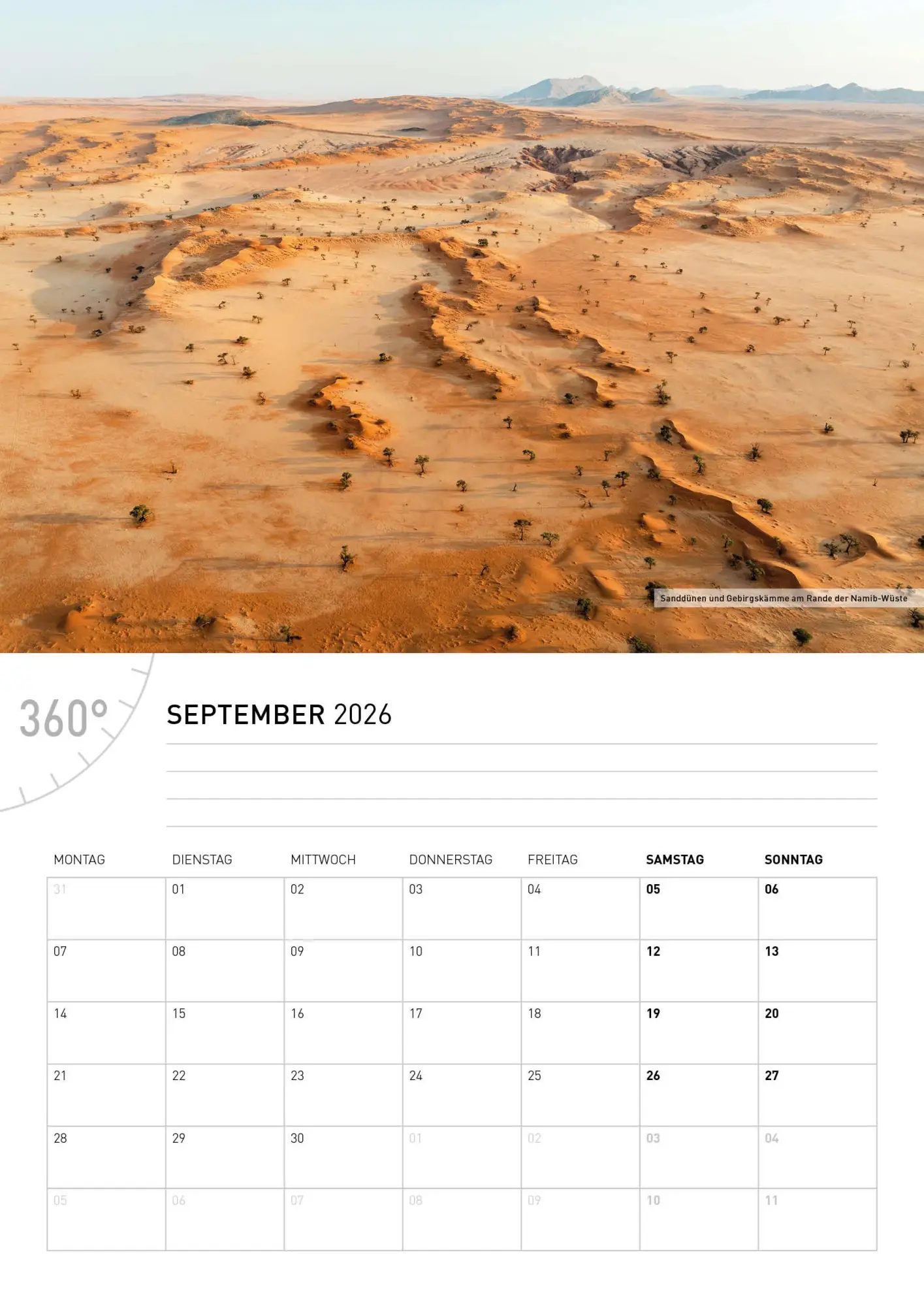 Bild: 9783968556529 | Namibia Broschürenkalender 2026 | Thomas Dreßler | Kalender | 28 S.
