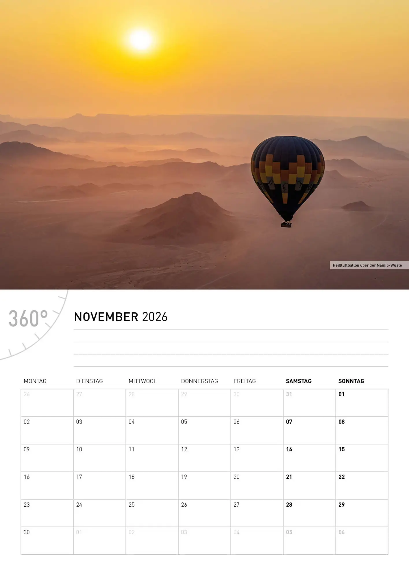 Bild: 9783968556529 | Namibia Broschürenkalender 2026 | Thomas Dreßler | Kalender | 28 S.