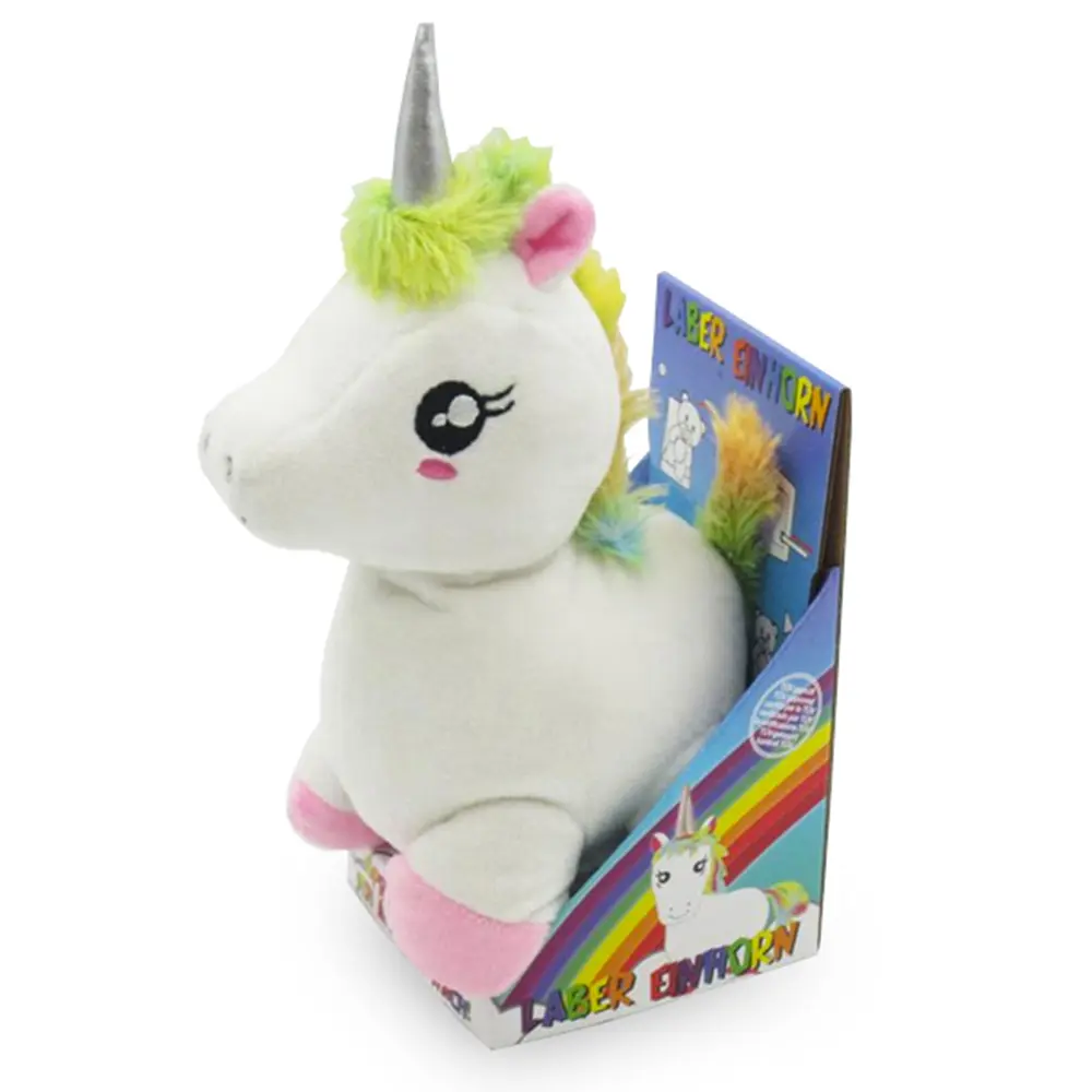 Bild: 4018587756629 | Laber Einhorn, sprechendes Kuscheltier | Sichtkarton | LT629 | Deutsch