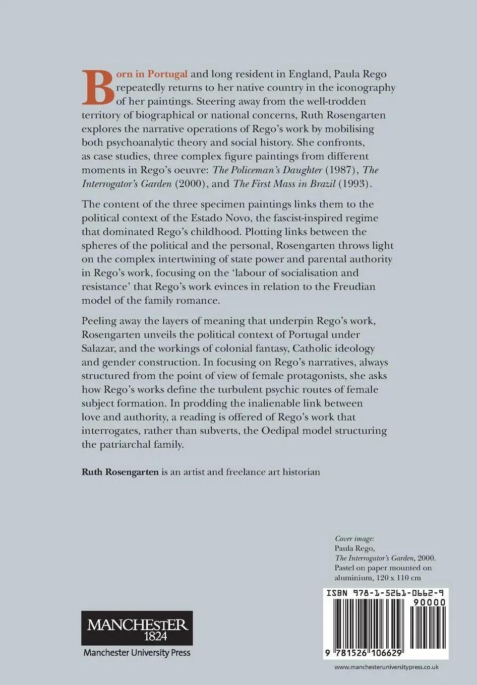 Rückseite: 9781526106629 | Love and authority in the work of Paula Rego | Ruth Rosengarten | Buch