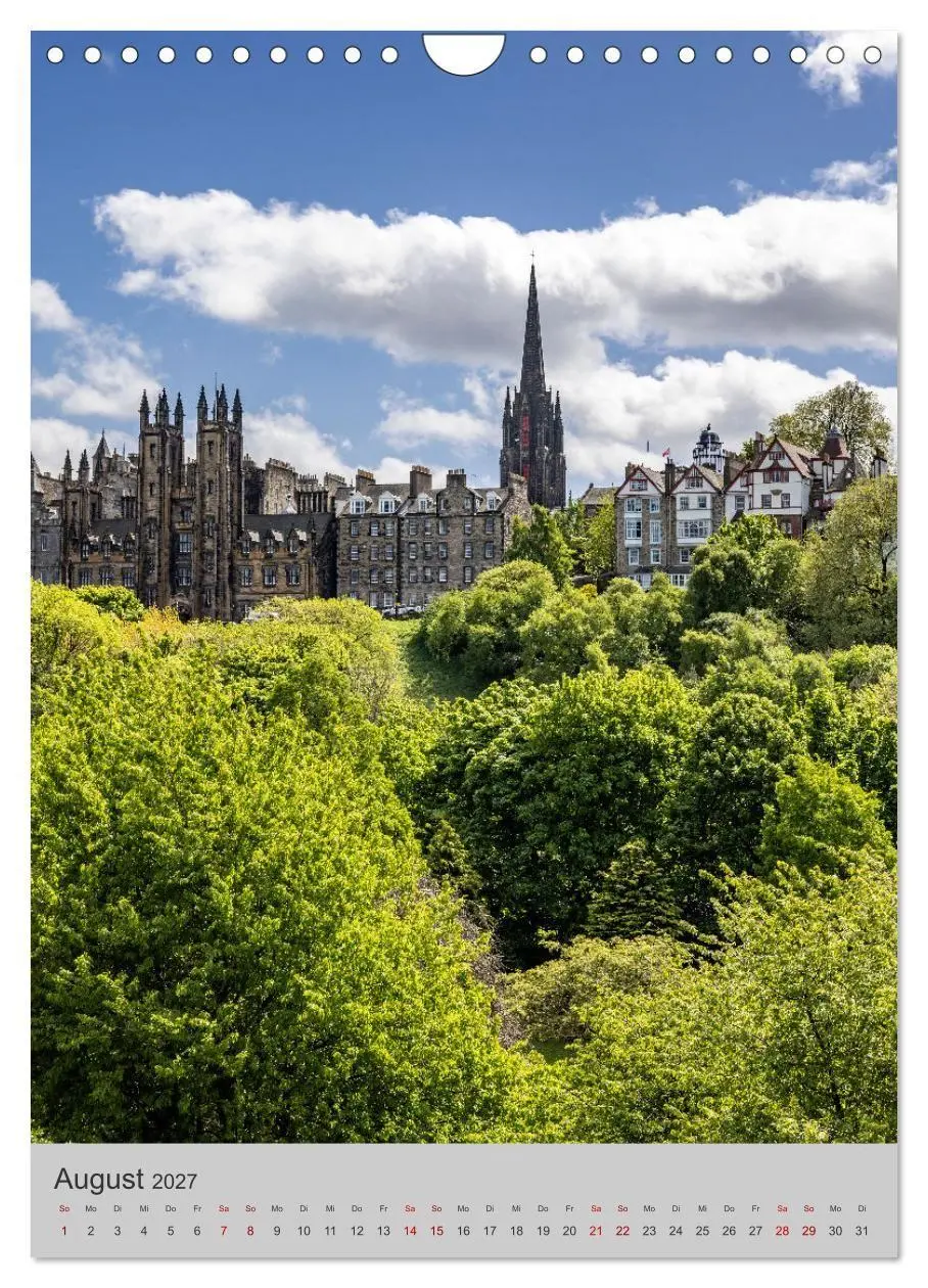 Bild: 9783569406629 | EDINBURGH Historisches Stadtherz (Wandkalender 2027 DIN A4 hoch),...