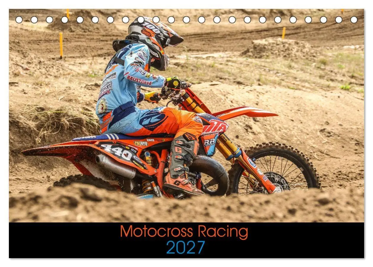 Motocross Racing 2027 (Tischkalender 2027 DIN A5 quer), CALVENDO Monatskalender