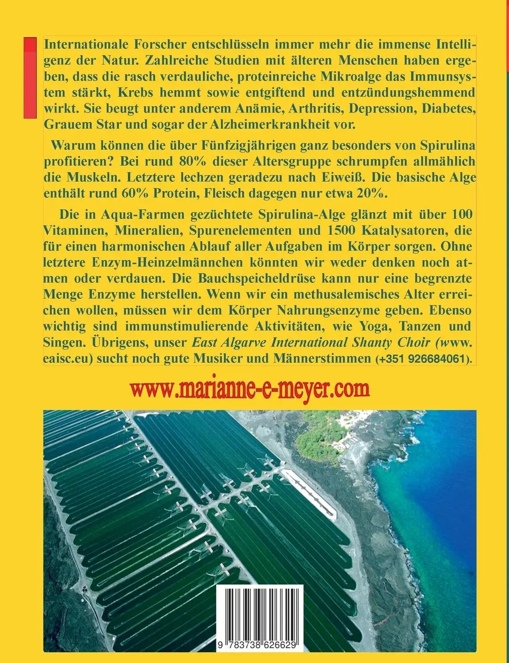 Rückseite: 9783738626629 | Spirulina für ältere Menschen | Marianne E. Meyer | Taschenbuch | 2015