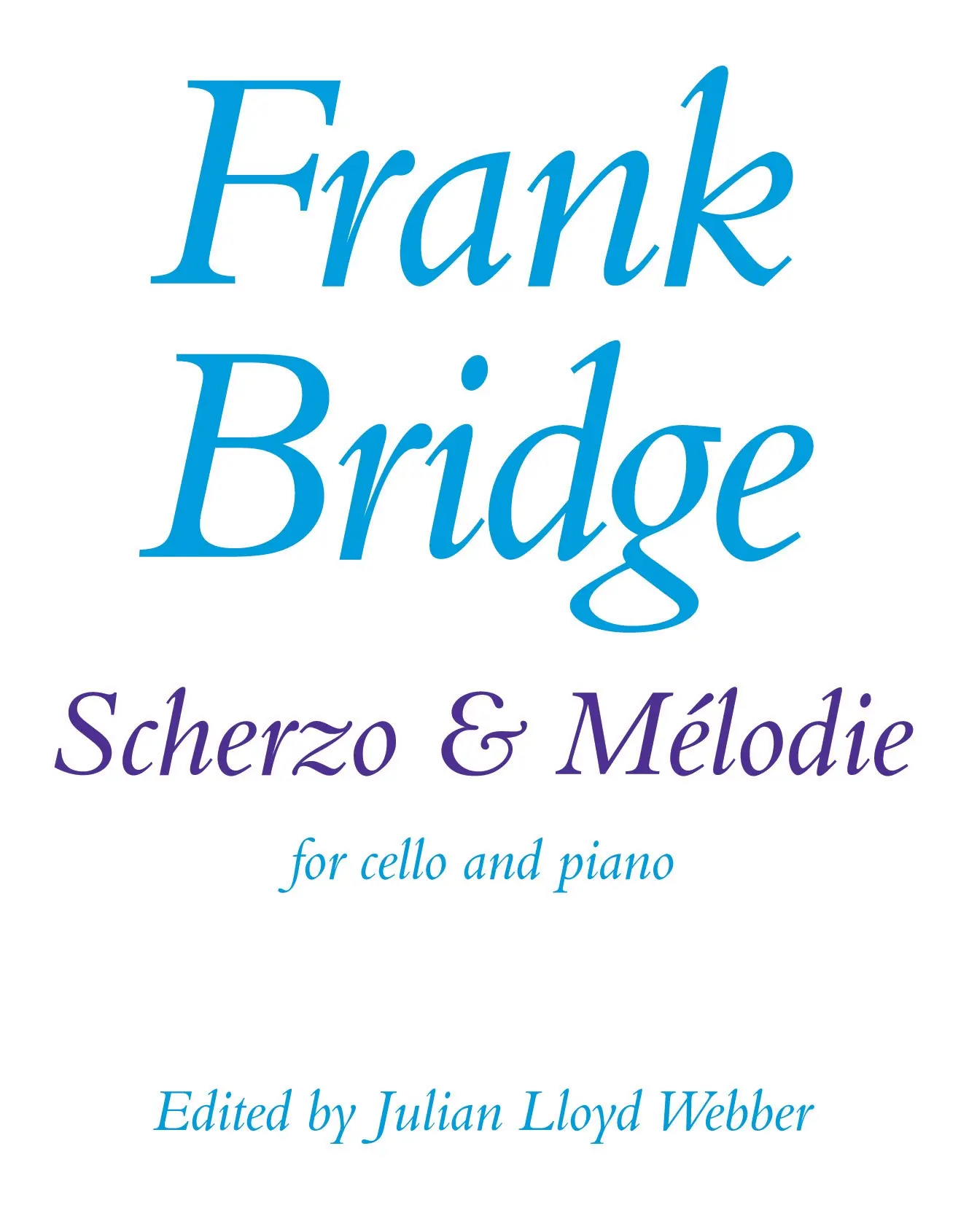 Cover: 9780571506729 | Scherzo &amp; Melodie | FRANK BRIDGE | Taschenbuch | Buch | Englisch