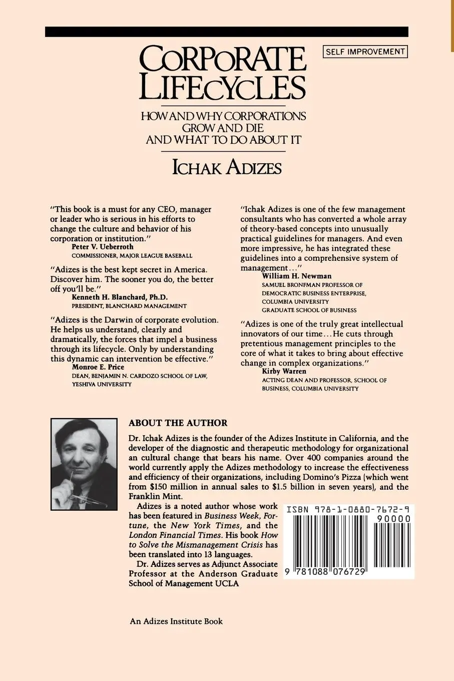 Rückseite: 9781088076729 | Corporate Lifecycles | Ichak Adizes | Taschenbuch | Englisch | 2022