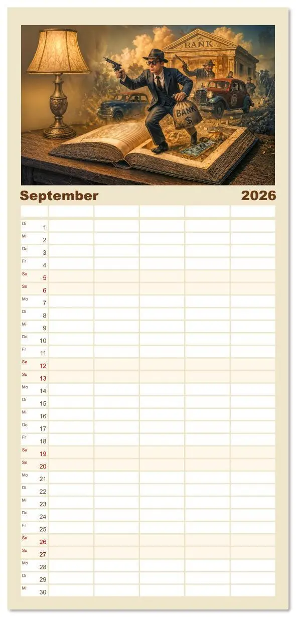 Bild: 9783516616729 | Familienplaner 2026 - Magische Welt der Bücher - Fantastische...