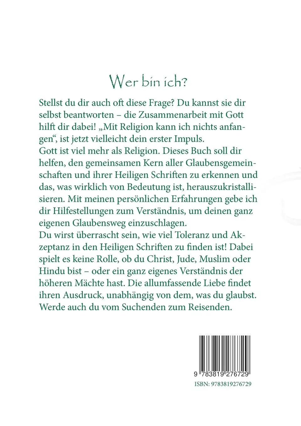 Rückseite: 9783819276729 | Wer bin ich? | Samira Fares | Taschenbuch | 164 S. | Deutsch | 2025