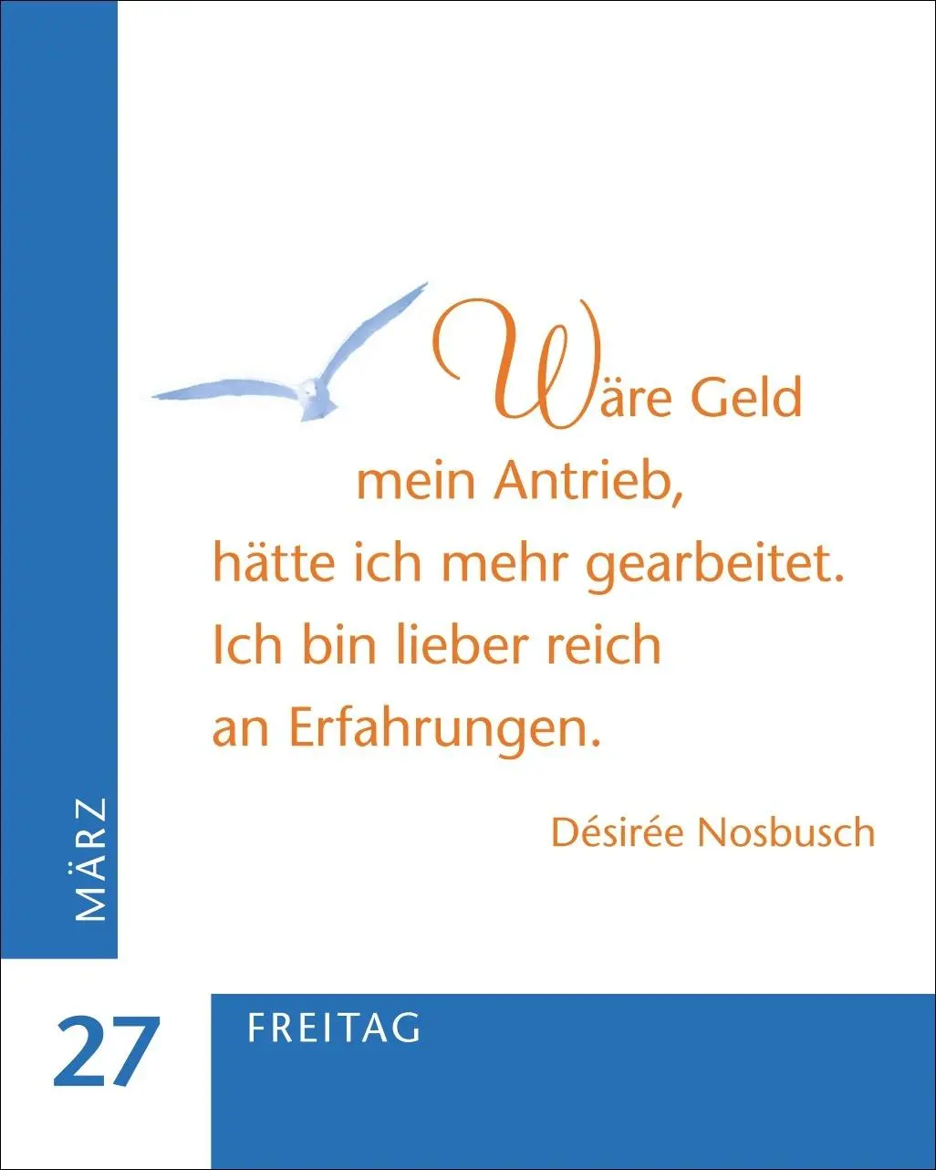Bild: 9783840036729 | 365 gute Gedanken Mini-Geschenkkalender 2026 | Ulrike Issel | Kalender