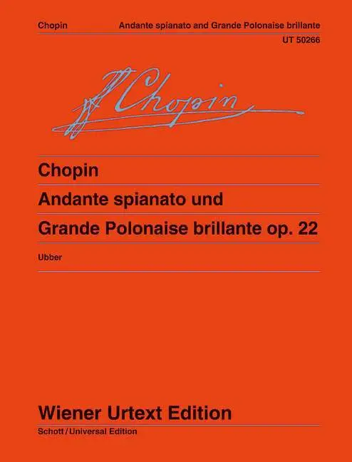 Cover: 9783850556729 | Andante Spianato And Polonaise Brillante Op. 22 | Frédéric Chopin