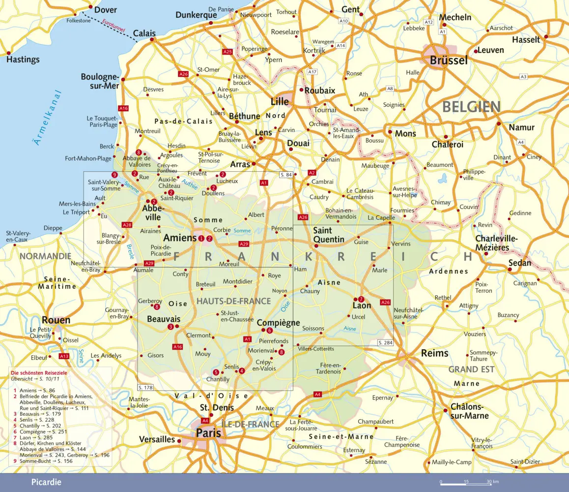 Bild: 9783897946729 | TRESCHER Reiseführer Picardie | Amiens, Chantilly und Somme | Buch