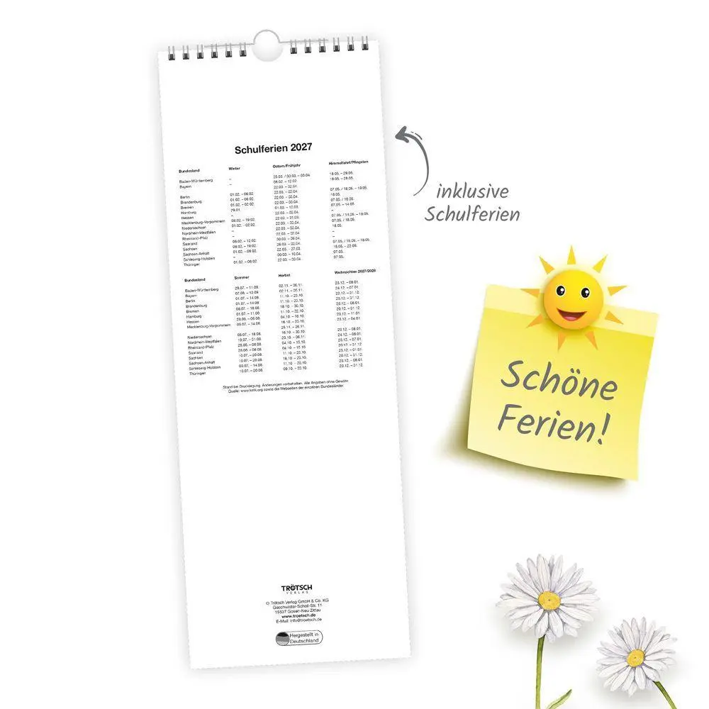 Bild: 9783988026729 | TRÖTSCH - Maxi-Streifenkalender Landliebe 2027 | Wandkalender | KG