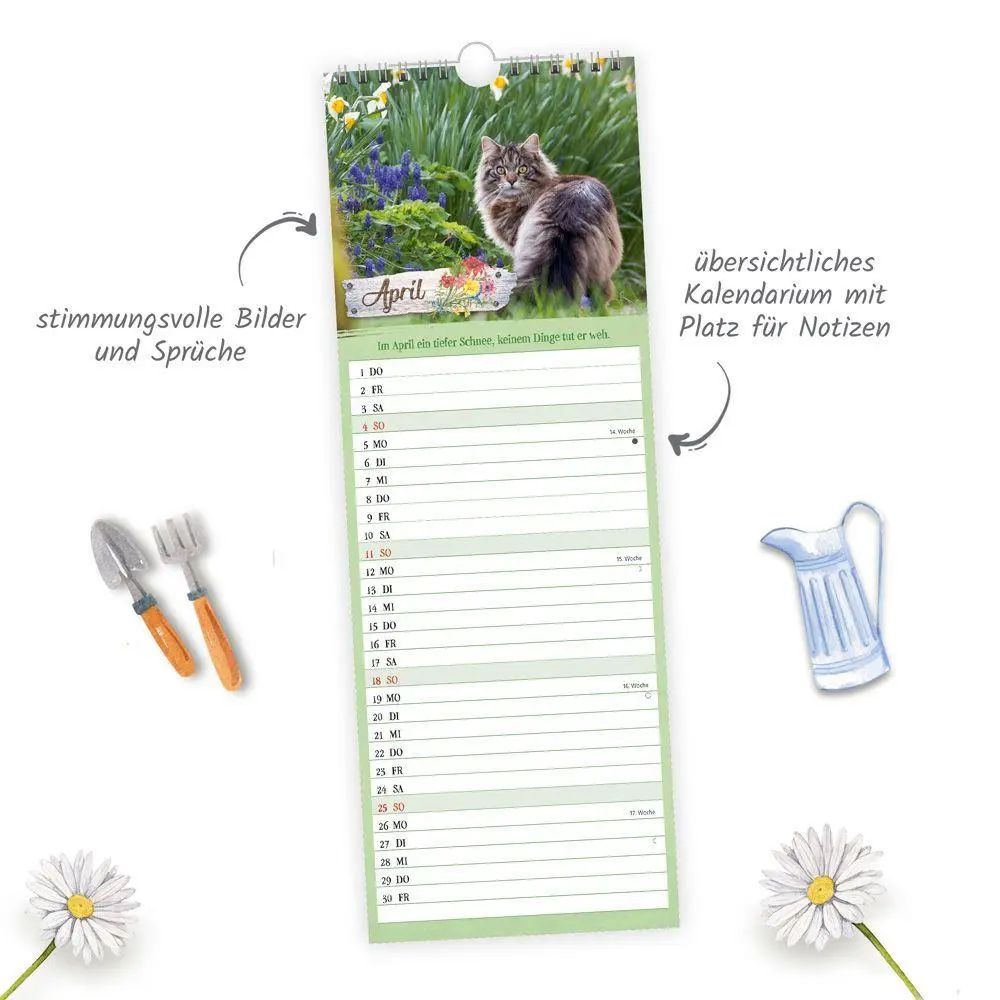 Bild: 9783988026729 | TRÖTSCH - Maxi-Streifenkalender Landliebe 2027 | Wandkalender | KG