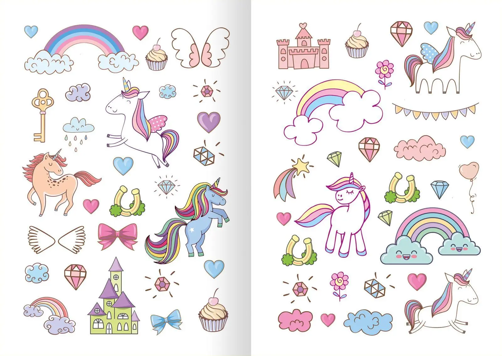 Bild: 4014489126829 | Glitzerspaß - Einhorn-Sticker | Über 250 Glitzersticker | Broschüre