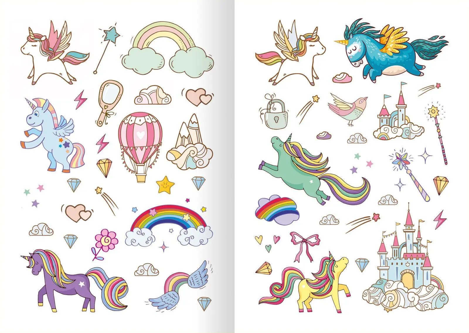 Bild: 4014489126829 | Glitzerspaß - Einhorn-Sticker | Über 250 Glitzersticker | Broschüre