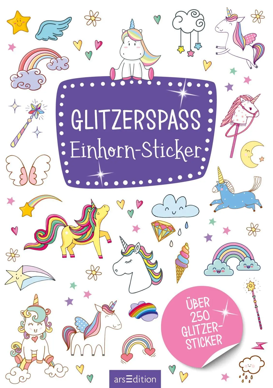 Bild: 4014489126829 | Glitzerspaß - Einhorn-Sticker | Über 250 Glitzersticker | Broschüre