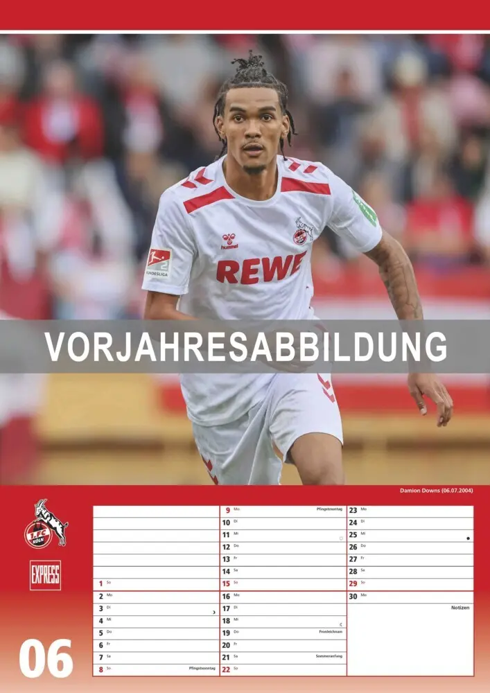 Bild: 4069095006829 | DUMONT - 1. FC Köln 2026 - Fußball-Kalender - 30 x 42 cm -...