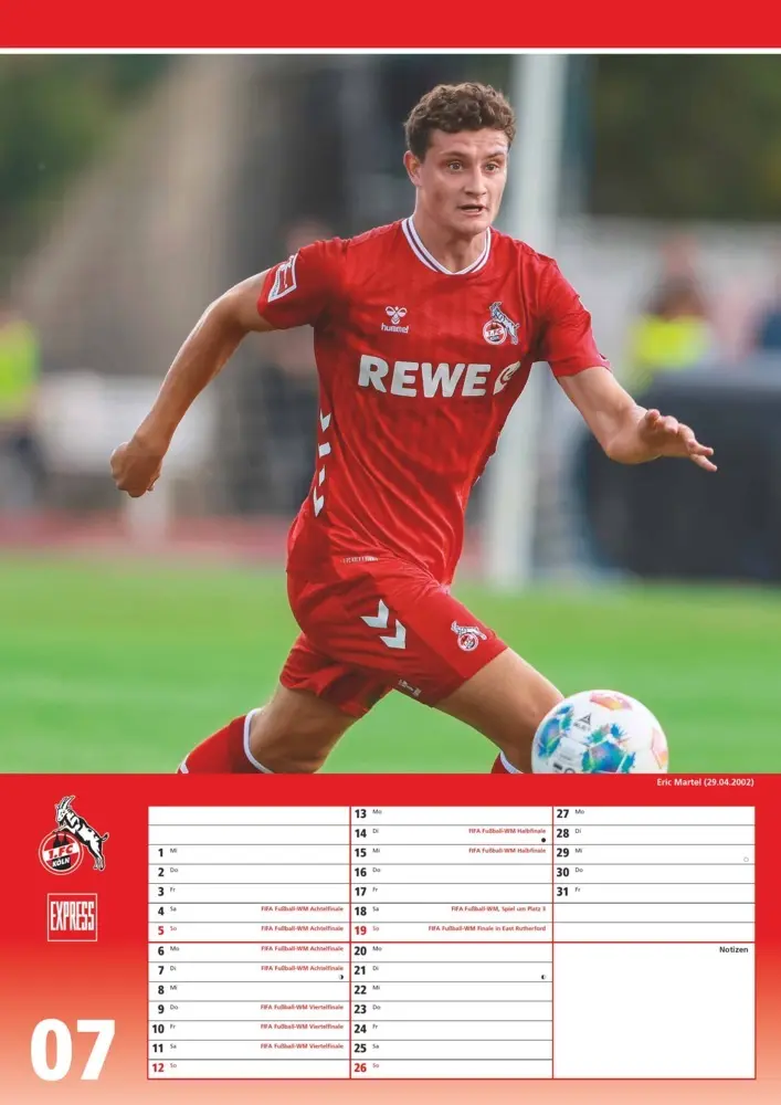 Bild: 4069095006829 | DUMONT - 1. FC Köln 2026 - Fußball-Kalender - 30 x 42 cm -...