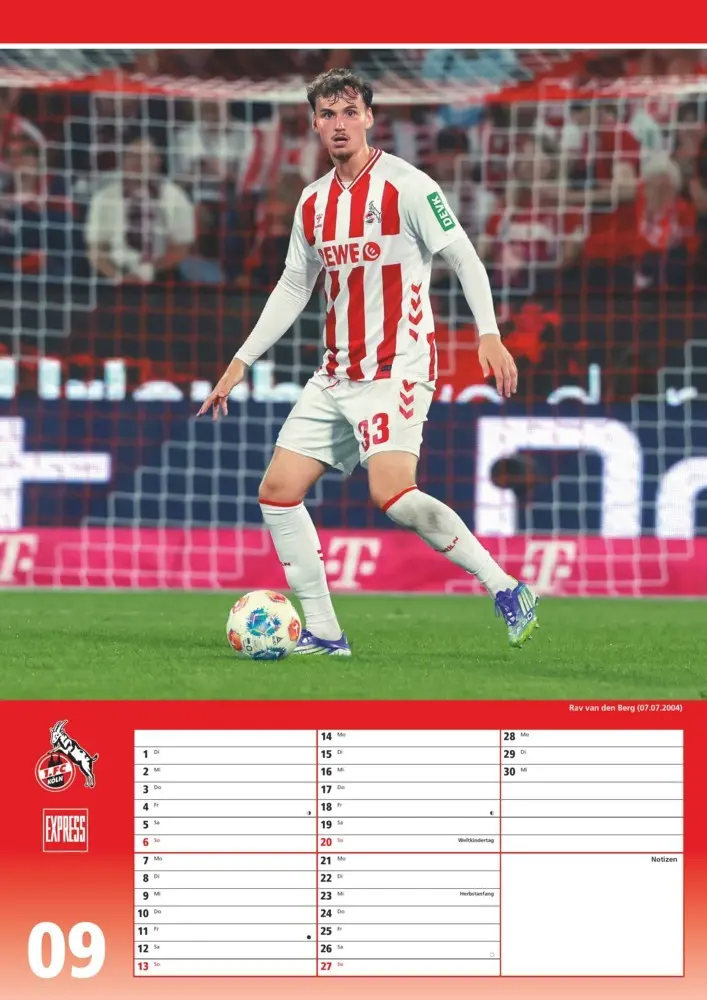 Bild: 4069095006829 | DUMONT - 1. FC Köln 2026 - Fußball-Kalender - 30 x 42 cm -...