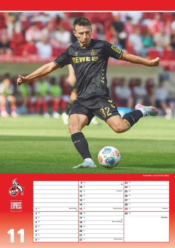 Bild: 4069095006829 | DUMONT - 1. FC Köln 2026 - Fußball-Kalender - 30 x 42 cm -...