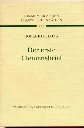 Cover: 9783525516829 | Der erste Clemensbrief | Horacio E Lona | Buch | 677 S. | Deutsch
