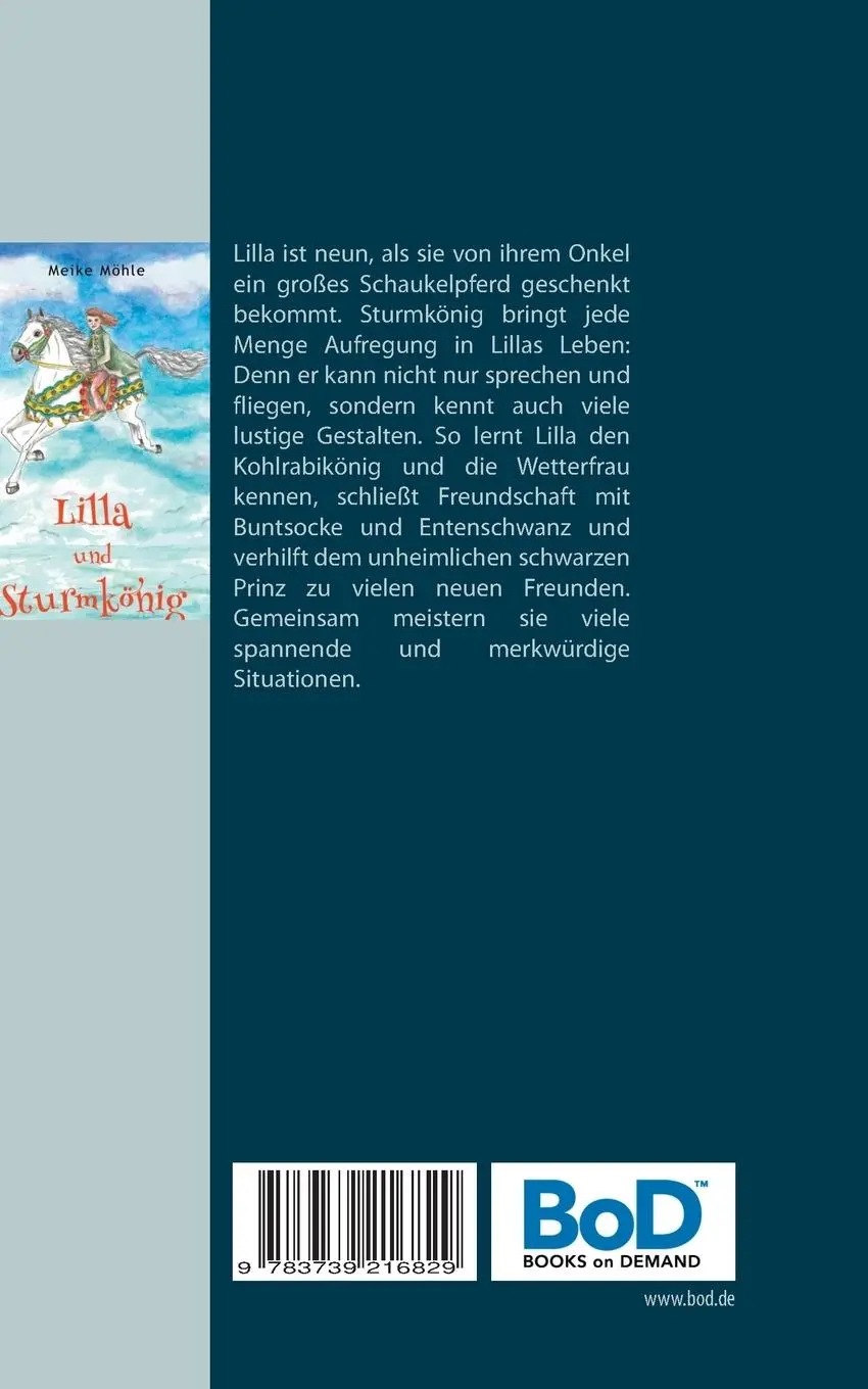 Rückseite: 9783739216829 | Lilla und Sturmkönig | Meike Möhle | Taschenbuch | 144 S. | Deutsch