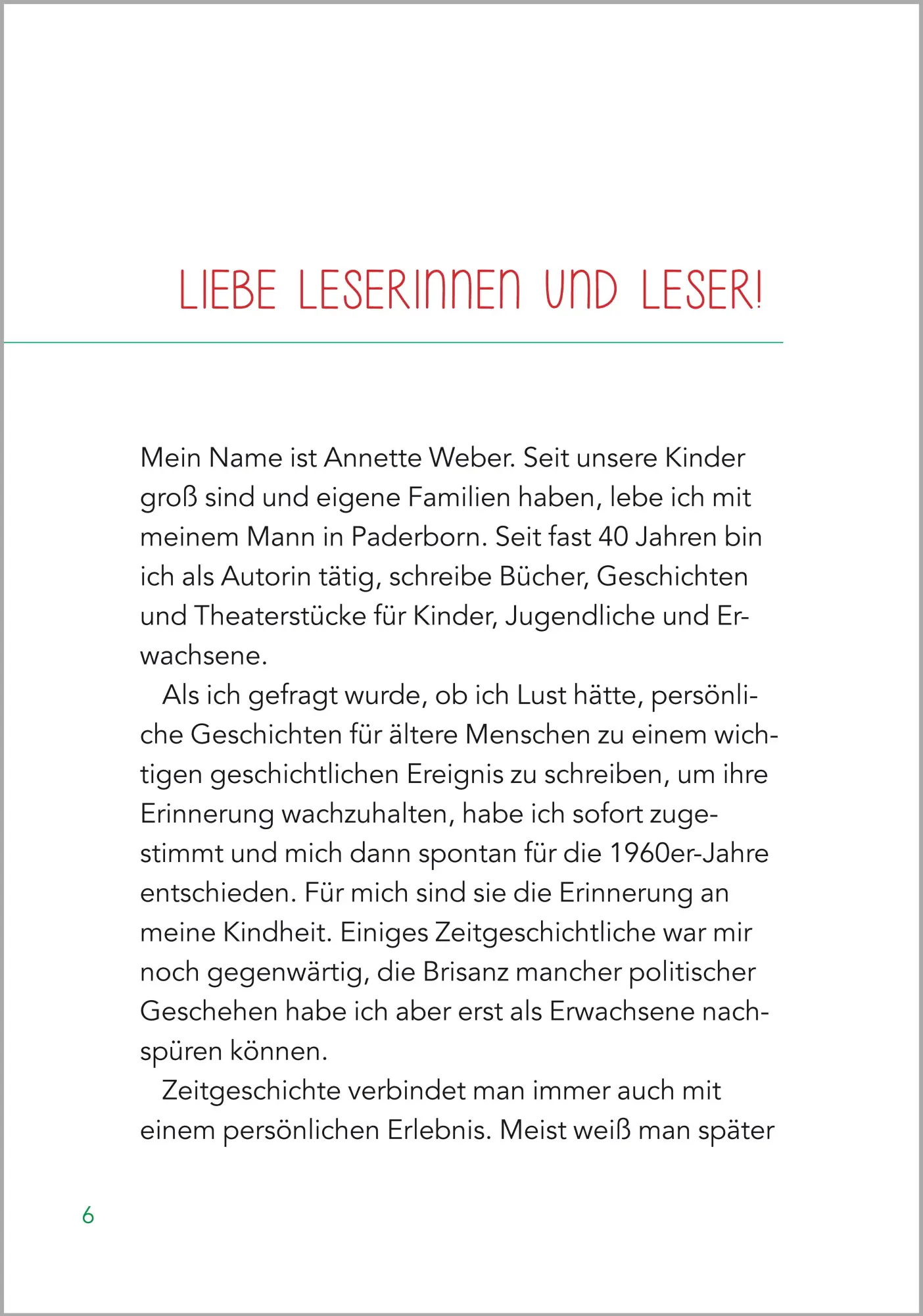 Bild: 9783948106829 | Geschichten aus den 60ern | Kurzgeschichten für Senioren. Großdruck