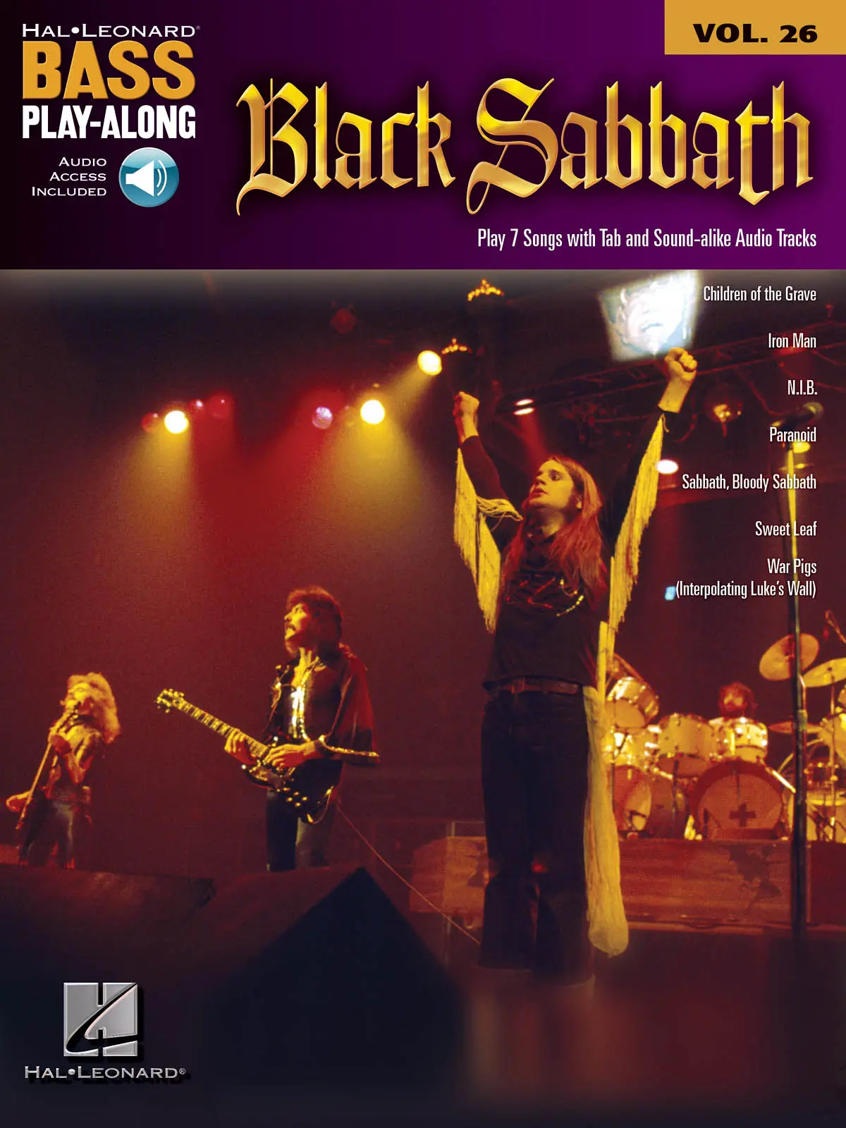 Cover: 884088406929 | Black Sabbath | Bass Play-Along Volume 26 | Bass Play-Along | 2009