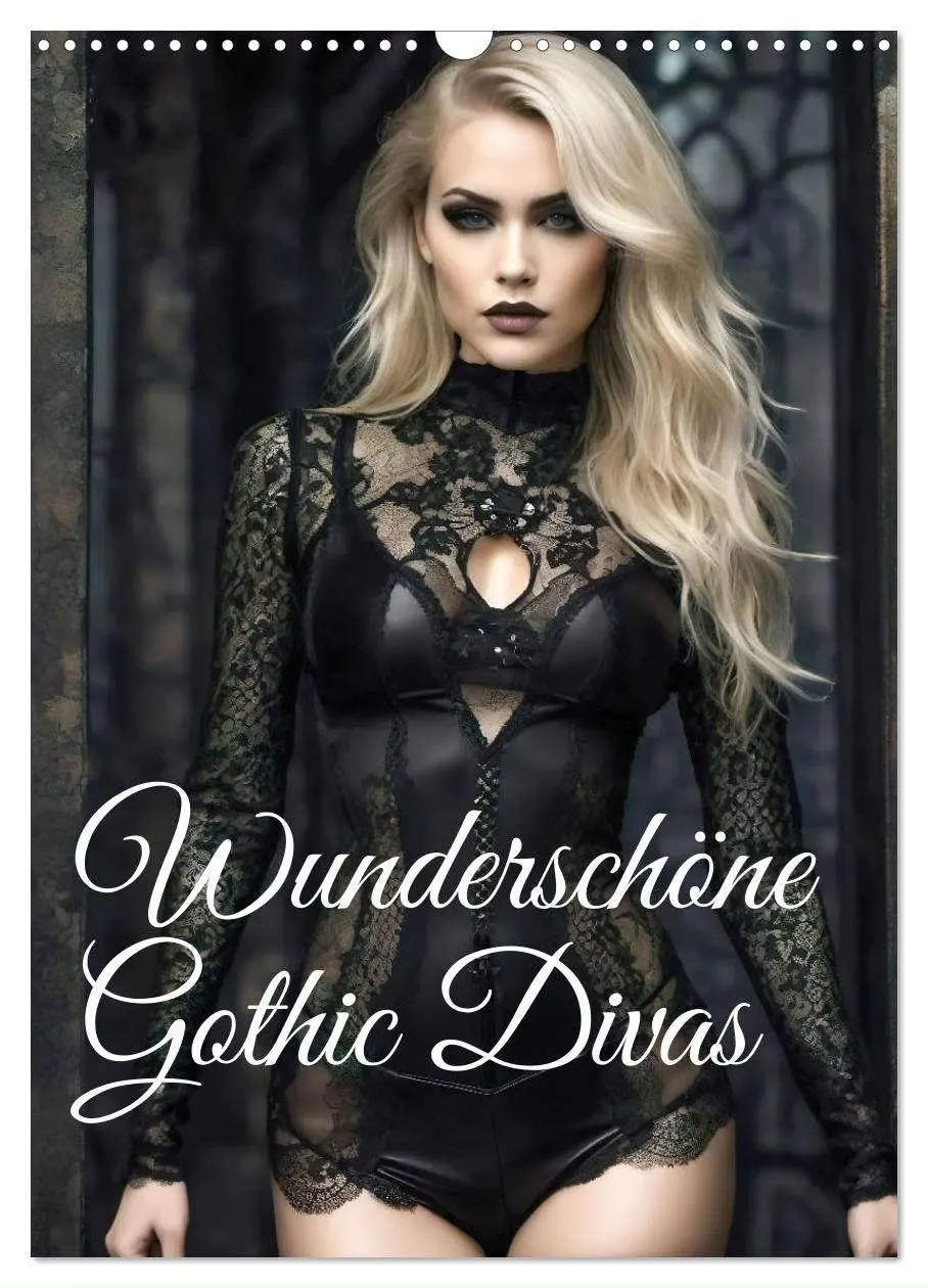 Cover: 9783457126929 | Wunderschöne Gothic Divas (Wandkalender 2025 DIN A3 hoch), CALVENDO...