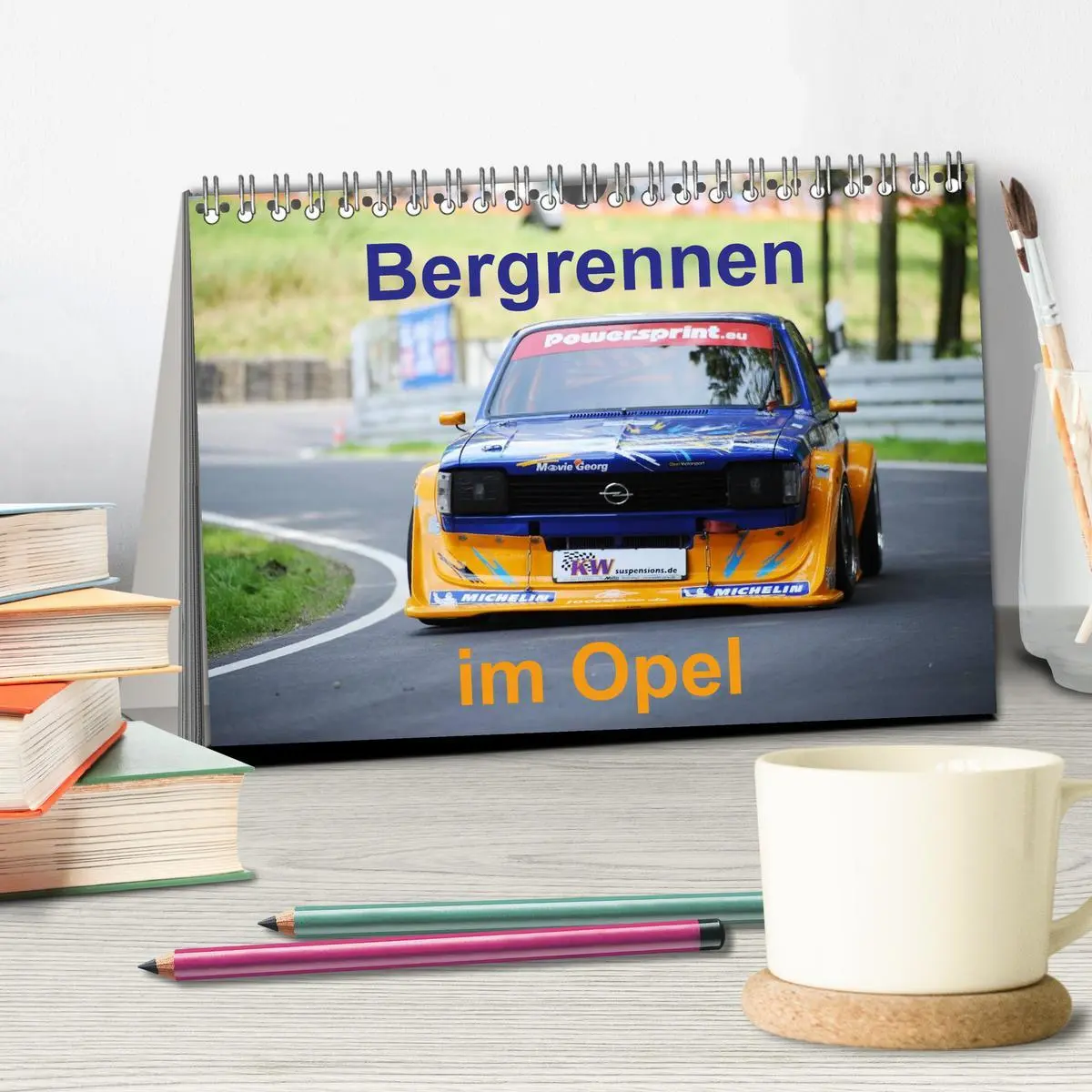 Bild: 9783516076929 | Bergrennen im Opel (Tischkalender 2026 DIN A5 quer), CALVENDO...