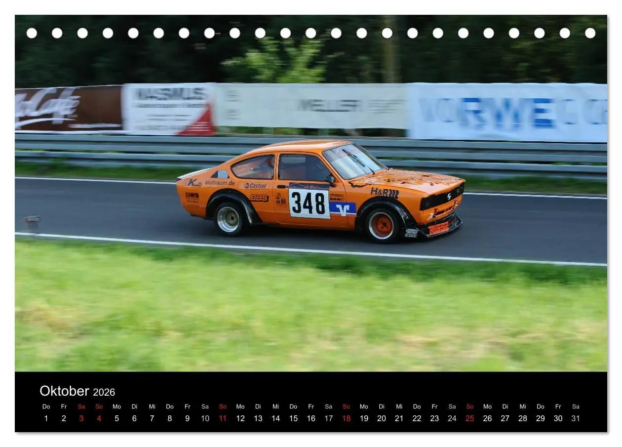 Bild: 9783516076929 | Bergrennen im Opel (Tischkalender 2026 DIN A5 quer), CALVENDO...