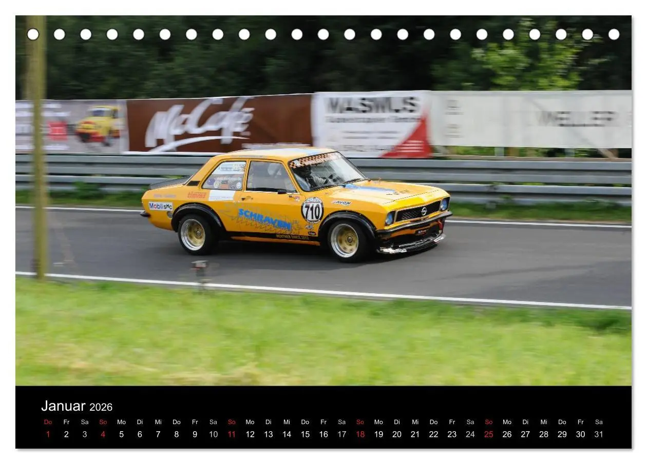 Bild: 9783516076929 | Bergrennen im Opel (Tischkalender 2026 DIN A5 quer), CALVENDO...